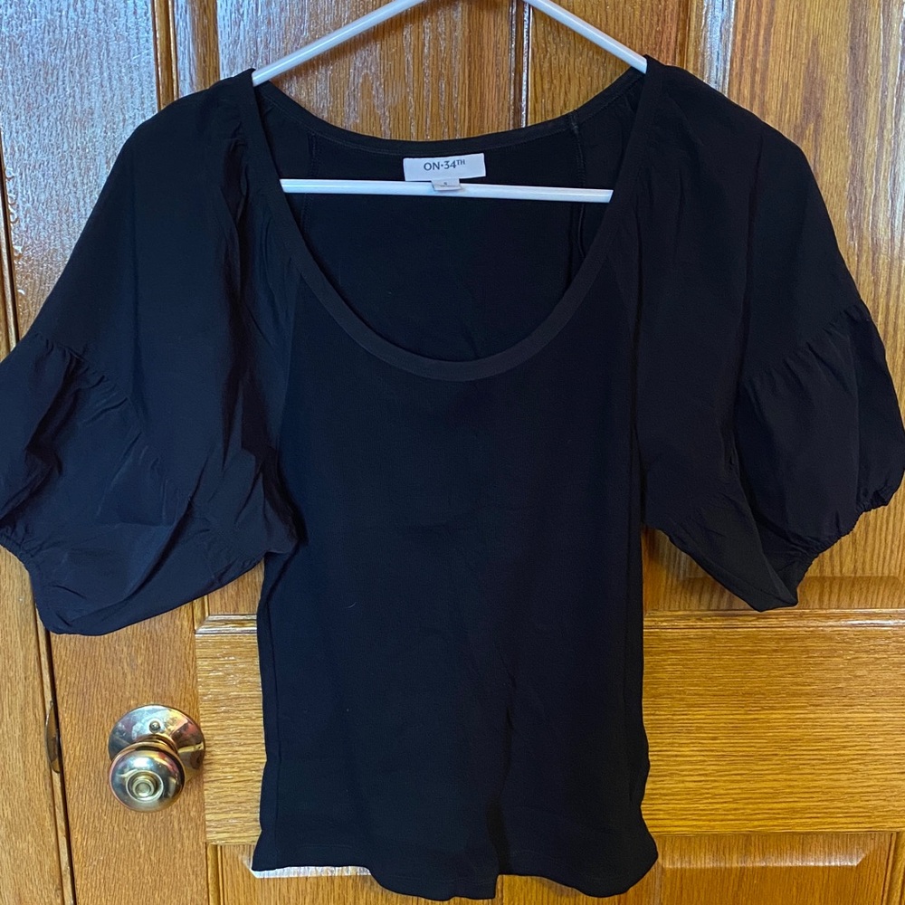 ON 34th Women's Black Blouse